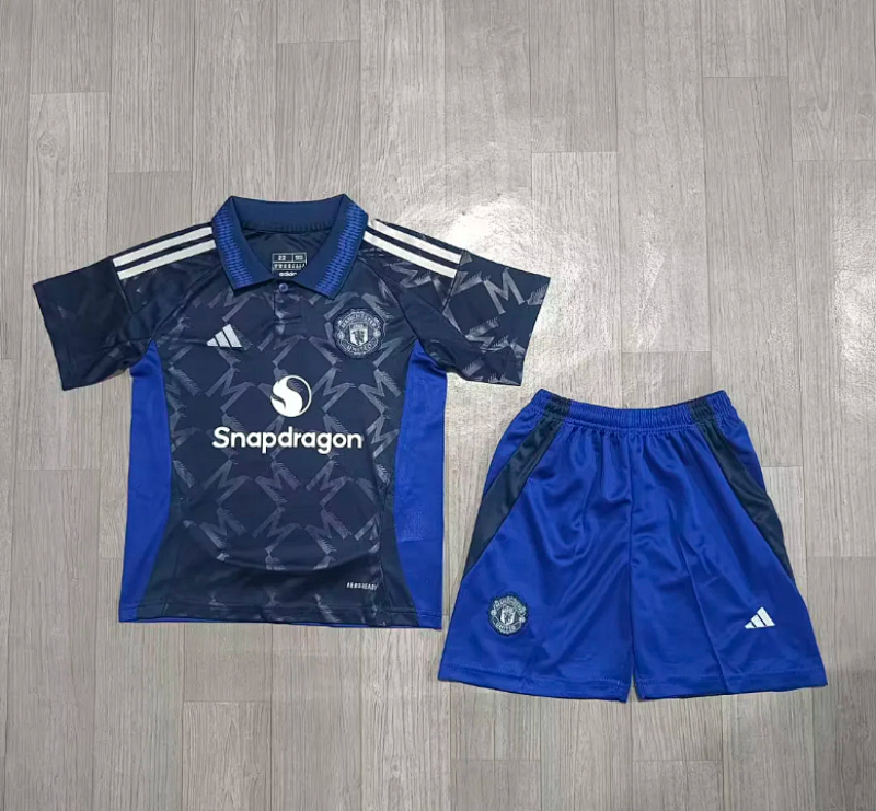24-25 M-anchester U-nited Away Kids Jerseys