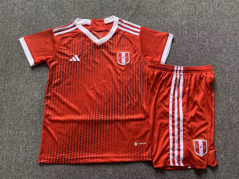 23-24 Peru Away Kids Jerseys