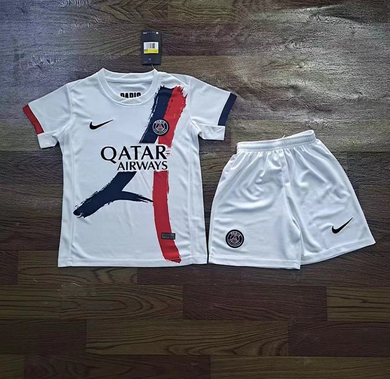 24-25 Paris Away Kids Jerseys