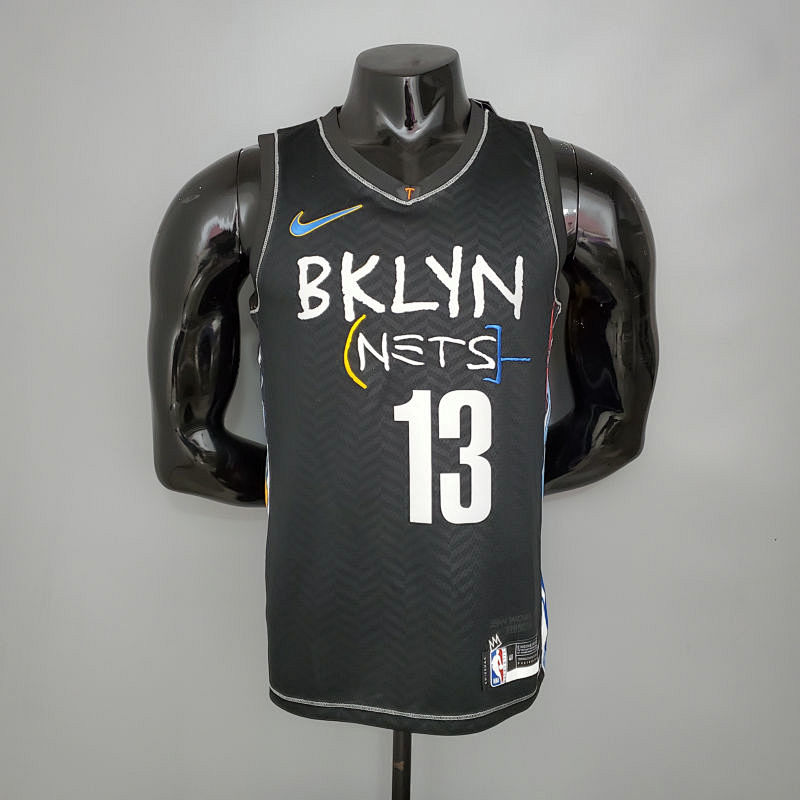 New Brooklyn Nets Harden #13 City Edition Black S-XXL