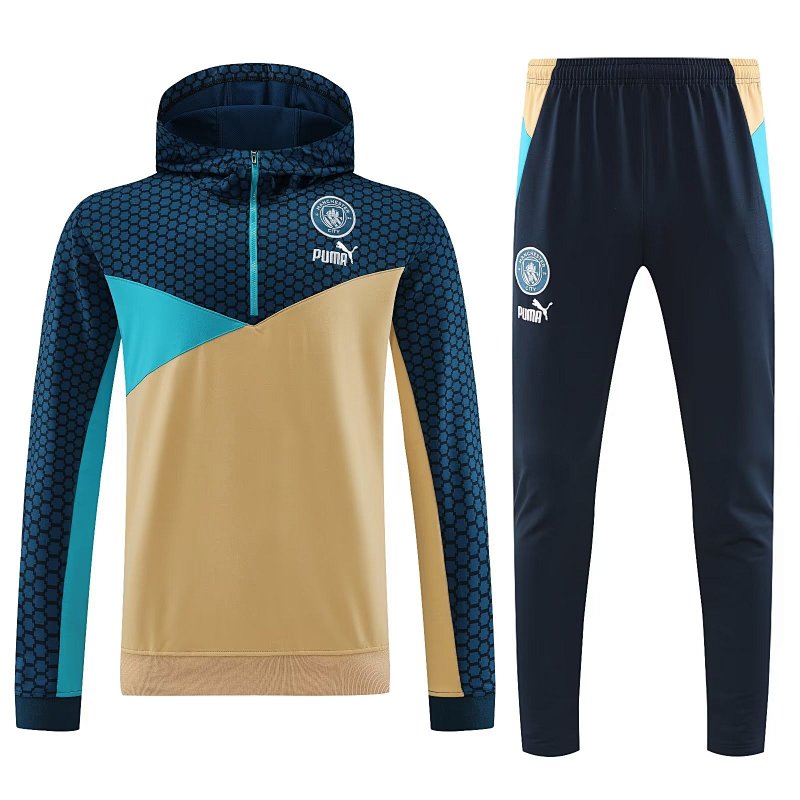 23-24 Manchester City Hoodie Long Sleeve Training Suit