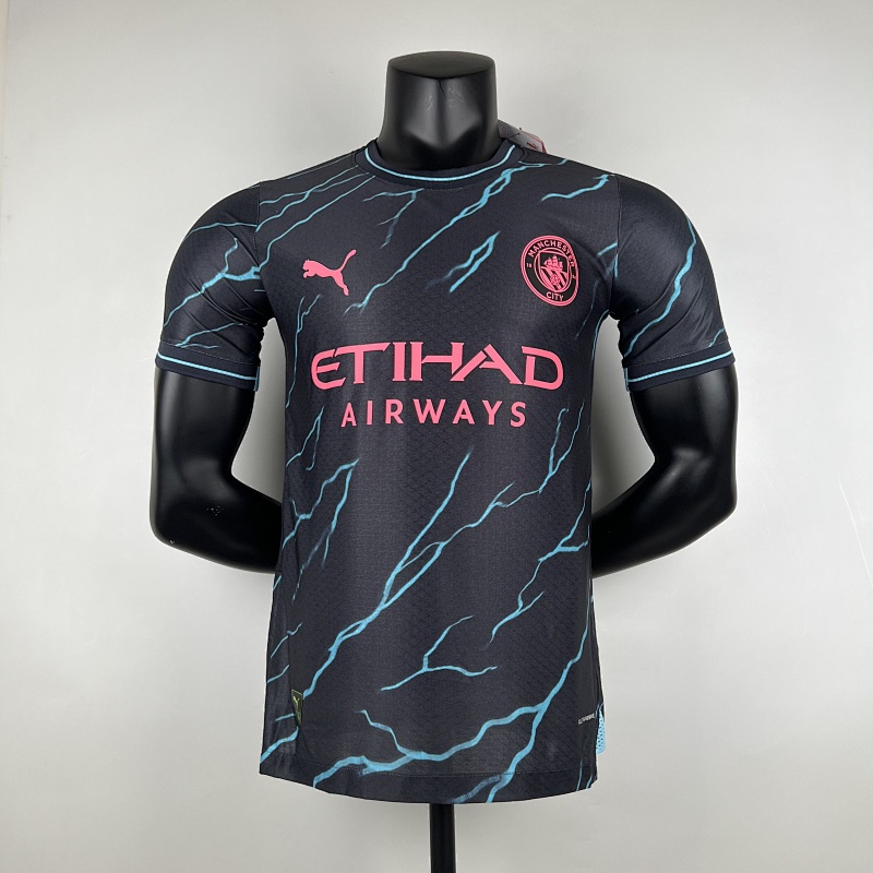 23-24 Manchester City Third Player Version Jerseys