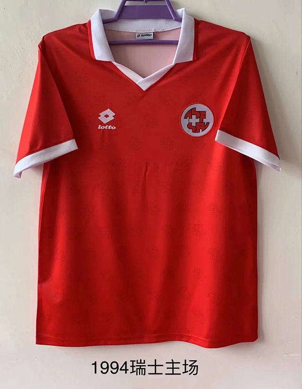 1994 Switzerland Home Retro Jerseys