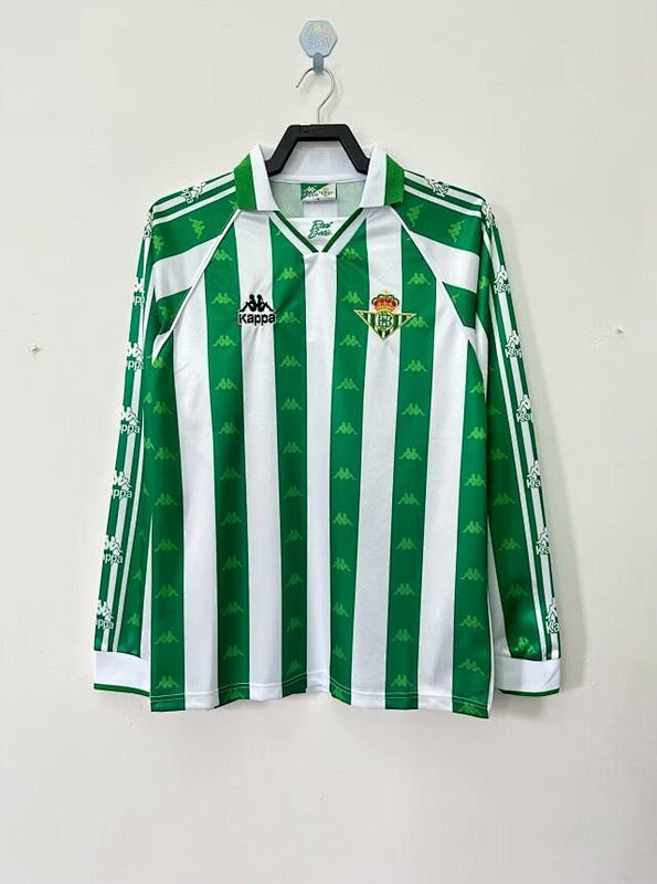 1995-97 Real Betis Home Retro Long Sleeve Jerseys