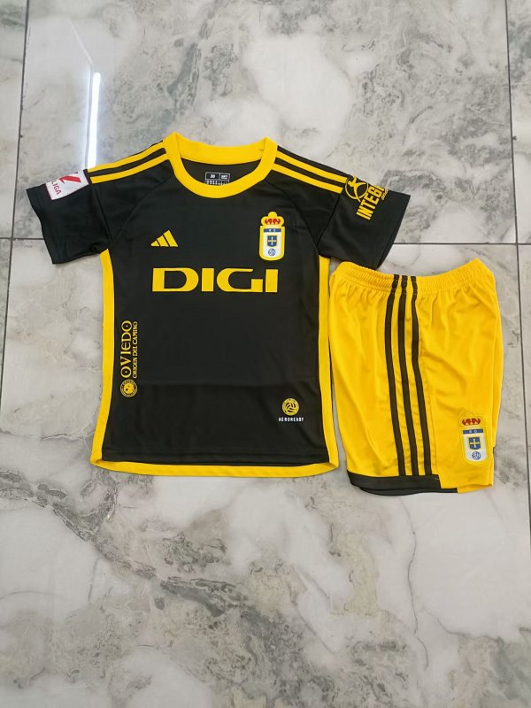 23-24 Real Oviedo Third Kids Jerseys