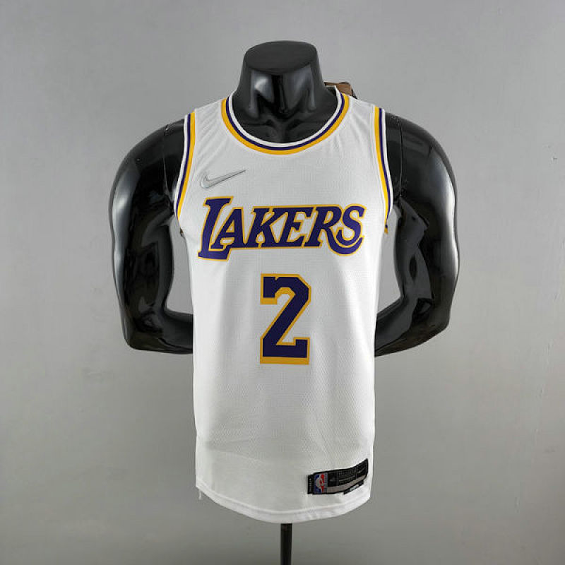 75th Anniversary IRVING #2 Los Angeles Lakers White NBA Jersey S-XXL