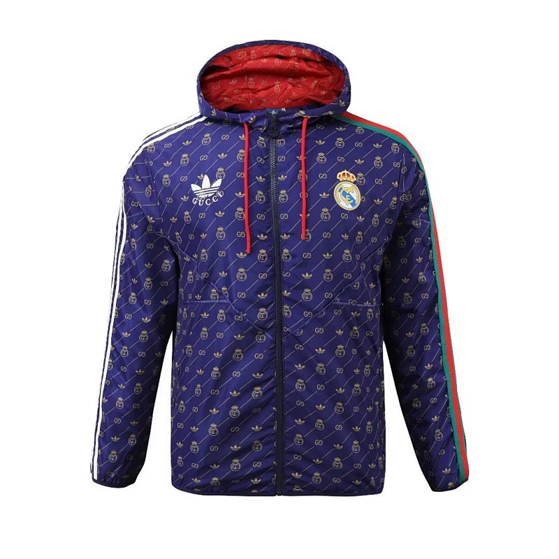 23-24 Real Madrid Hoodies Windbreaker Jackets