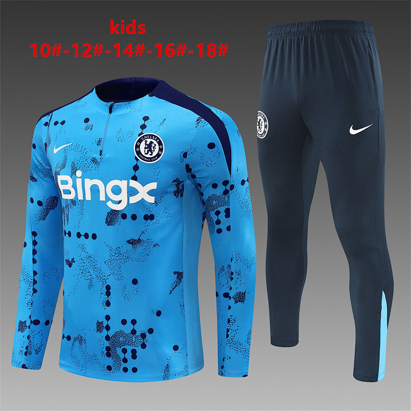 24-25 M-anchester U-nited Kids Long Sleeve Training Suit