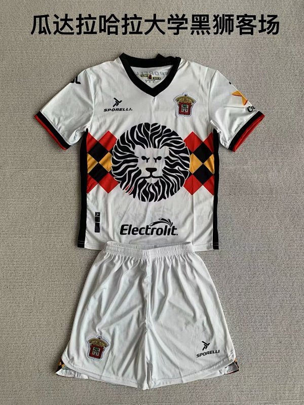 23-24 Leones Negros Away Adults And Kids Jerseys