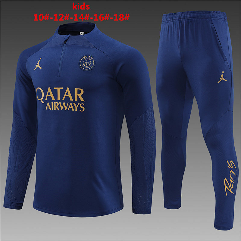 23-24 Paris Kids Long Sleeve Training Suit