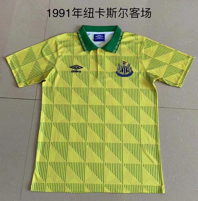 1991 Newcastle United Away Retro Jerseys