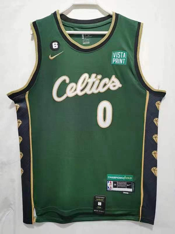 22-23 Celtics Tatum #0 Embroidery