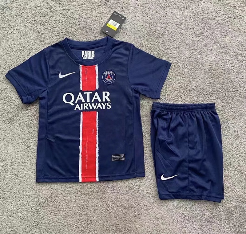 24-25 Paris Home Kids Jerseys