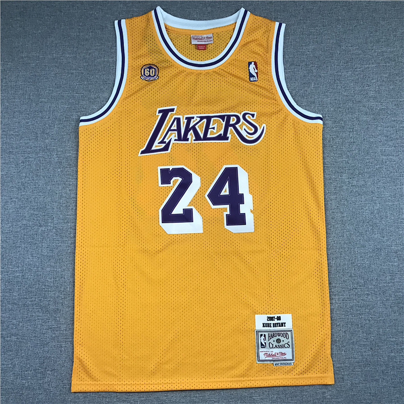 Lakers #24 60 Anniversary Embroidery