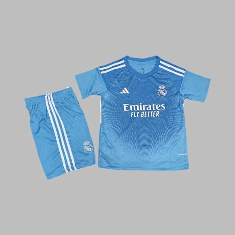 25-26 Real Madrid Goalkeeper Kids Jerseys