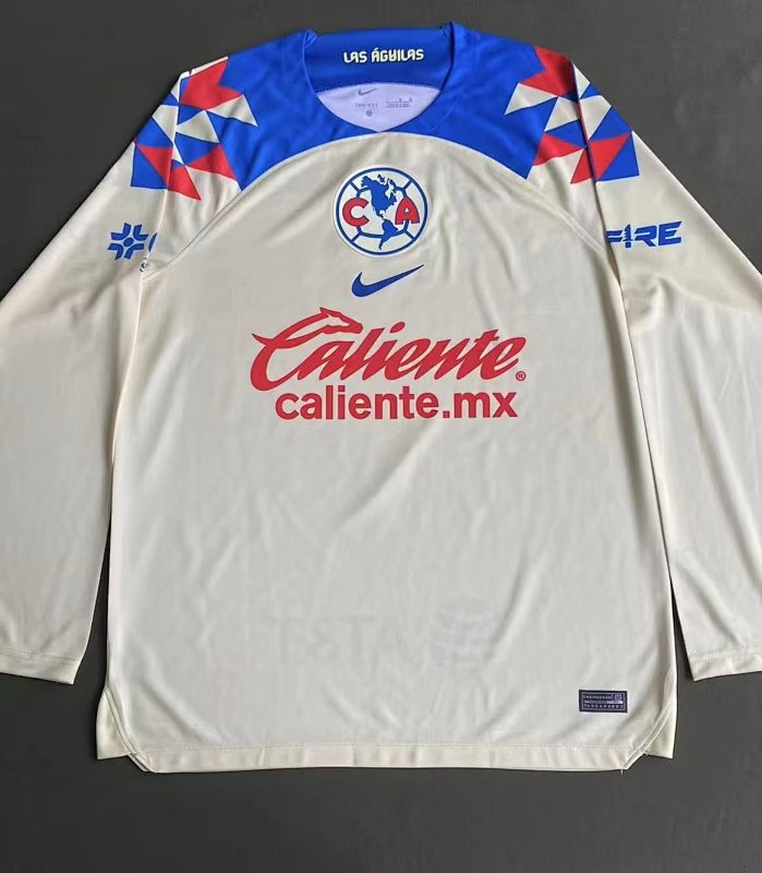 23-24 Club América Home Long Sleeve Jerseys