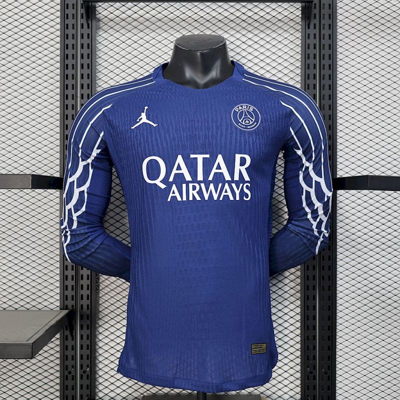 Paris Saint-Germain 2025/26 Fourth Away Long Sleeves Jersey Player Version