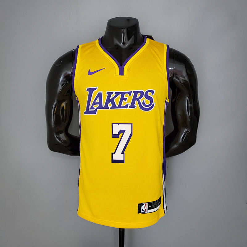ANTHONY#7 Lakers yellow NBA jersey Size S-XXL