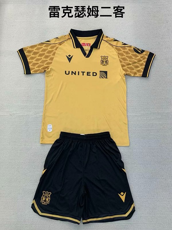 24-25 Wrexham Third Adults And Kids Jerseys