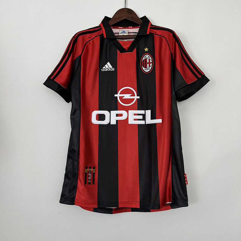 1988-89 AC Milan Home Retro Jerseys