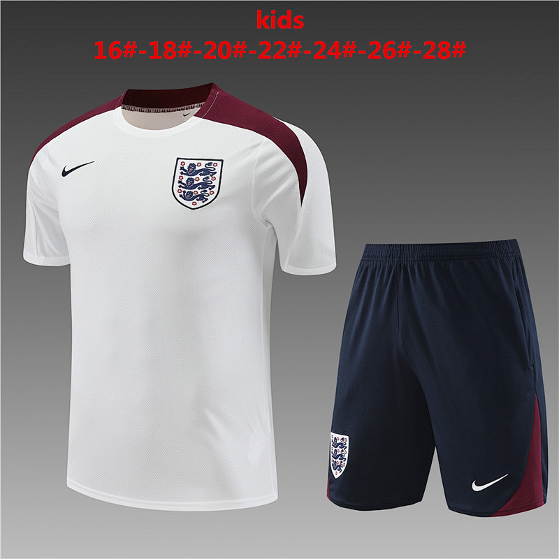 2024 England Kids Training Jerseys