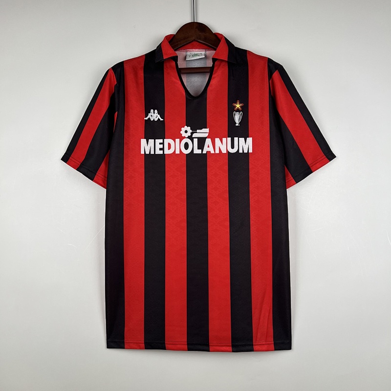 1989-90 AC Milan Home Retro Jerseys