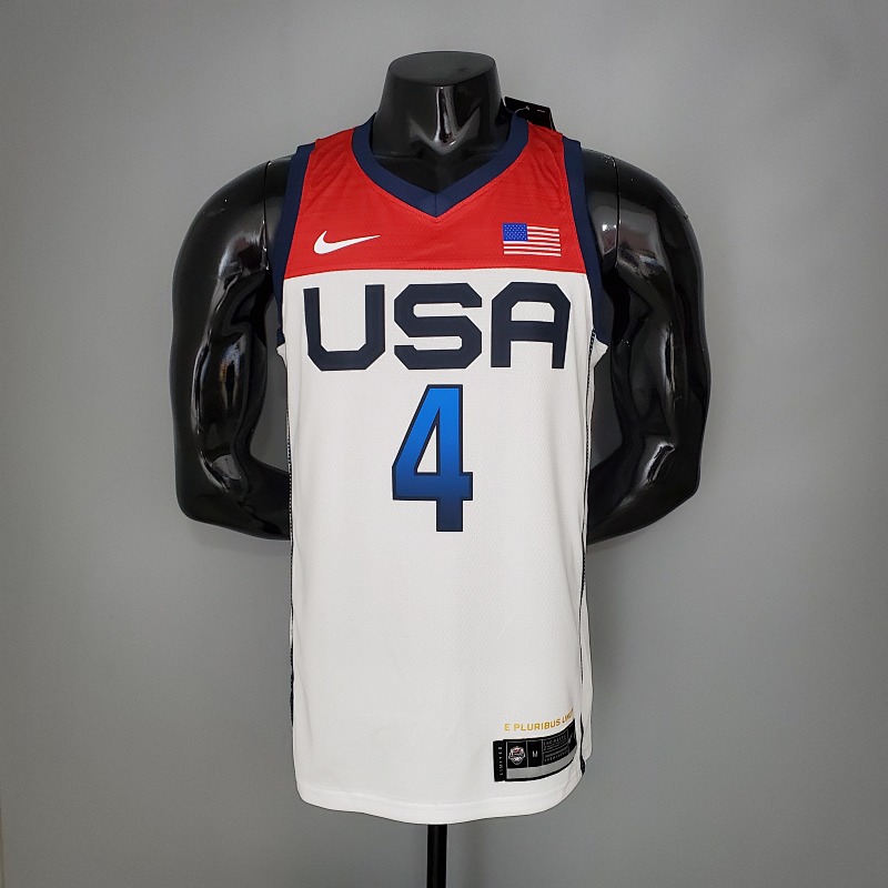 2021 Olympic Games BEAL#4 USA Team USA White Red NBA Jersey S-XXL
