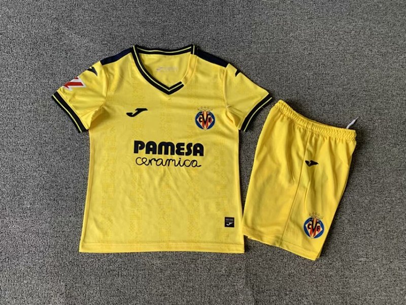 24-25 Villarreal Home Kids Jerseys