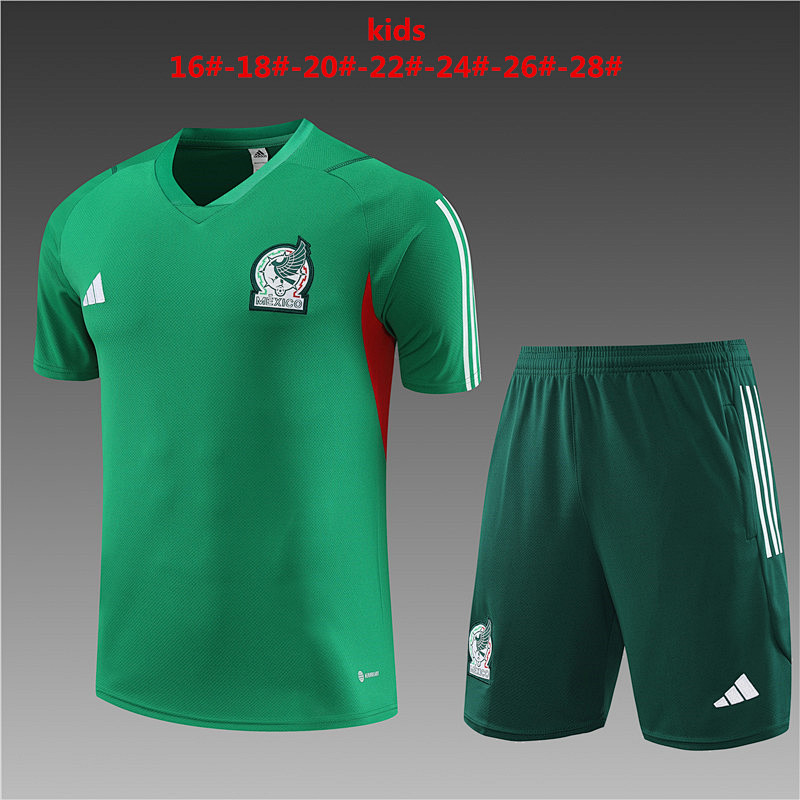 2023 Mexico Kids Training Jerseys