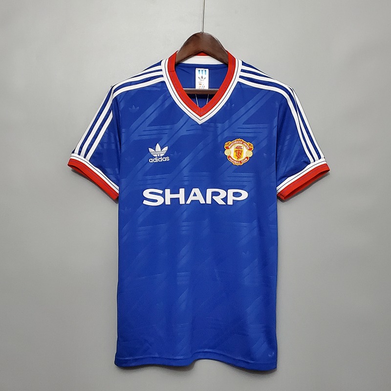 1986-88 M-anchester U-nited Third Retro Jerseys