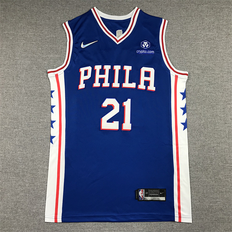 76ers #21 Embroidery