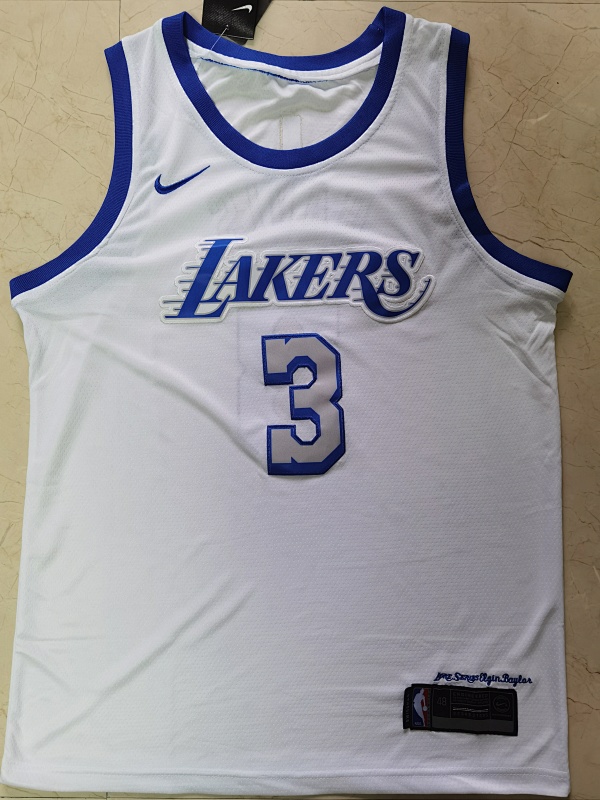 21 Lakers #3 City Edition Embroidery