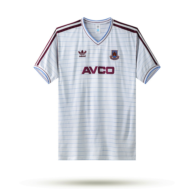 1986 West Ham Away Retro Jerseys