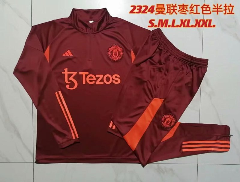 23-24 M-anchester U-nited Long Sleeve Training Suit