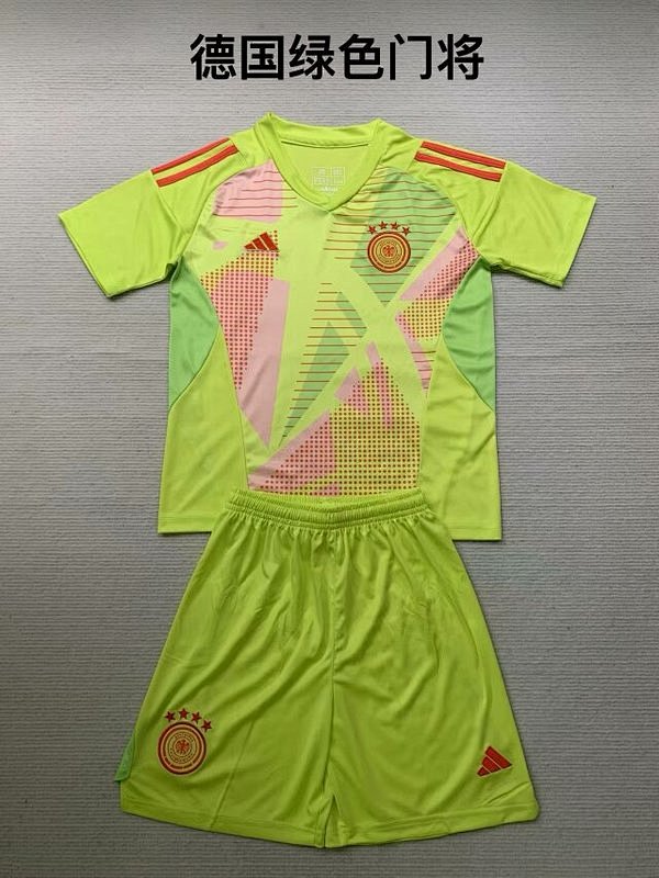2024 Germany Goalkeeper Green Adults And Kids Jerseys