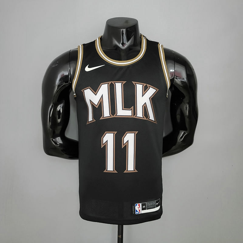 New Season Hawks YOUNG#11 City Edition Black NBA Jersey S-XXL