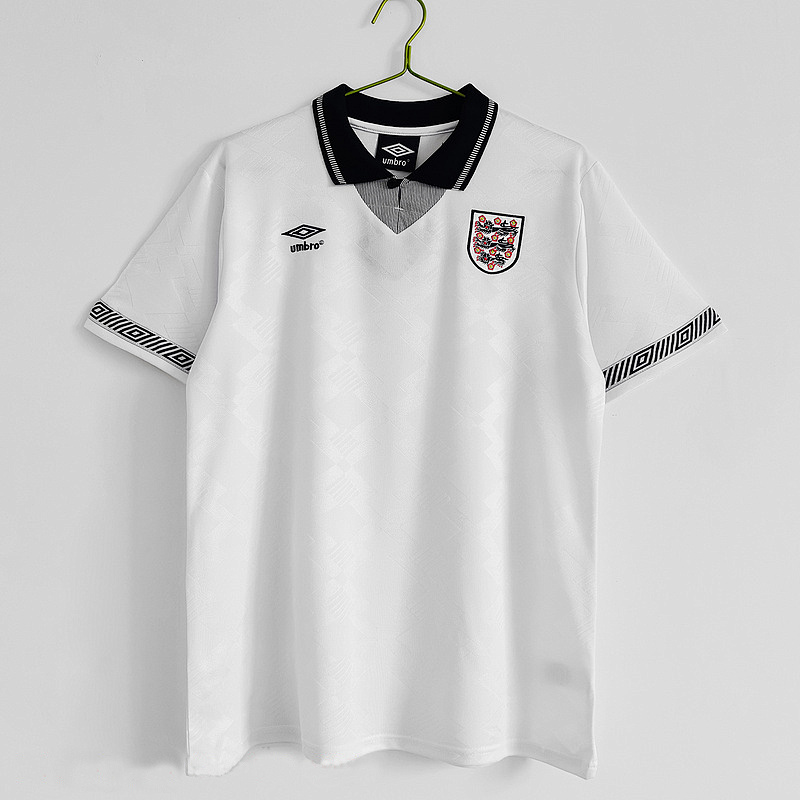 1990 England Home Retro Jerseys
