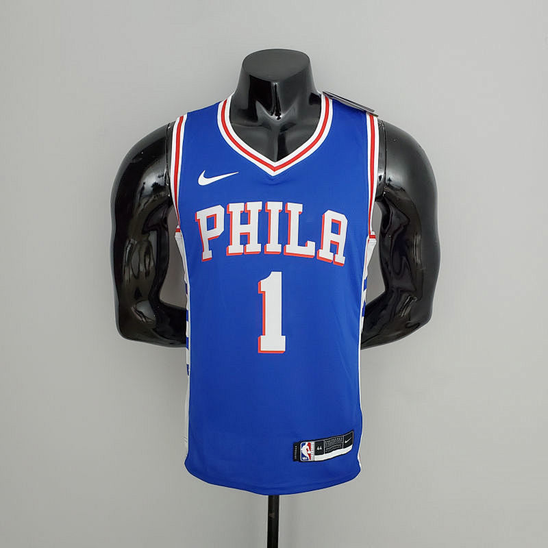 76ers Harden #1 V-Neck Blue S-XXL