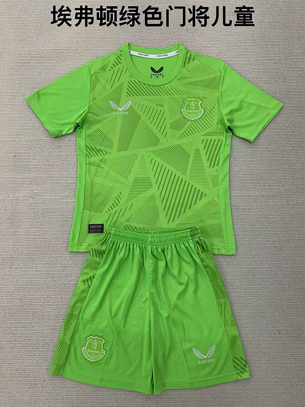 24-25 Everton Goalkeeper Kids Jerseys