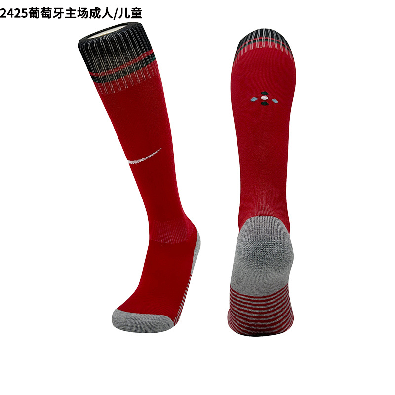 2024 Portugal Home Adult Kids Socks