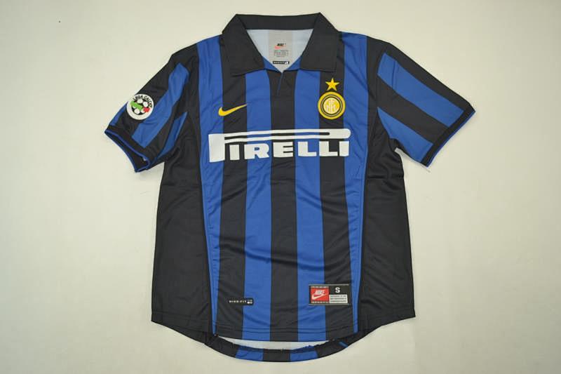 Inter Milan home blue 98-99 season