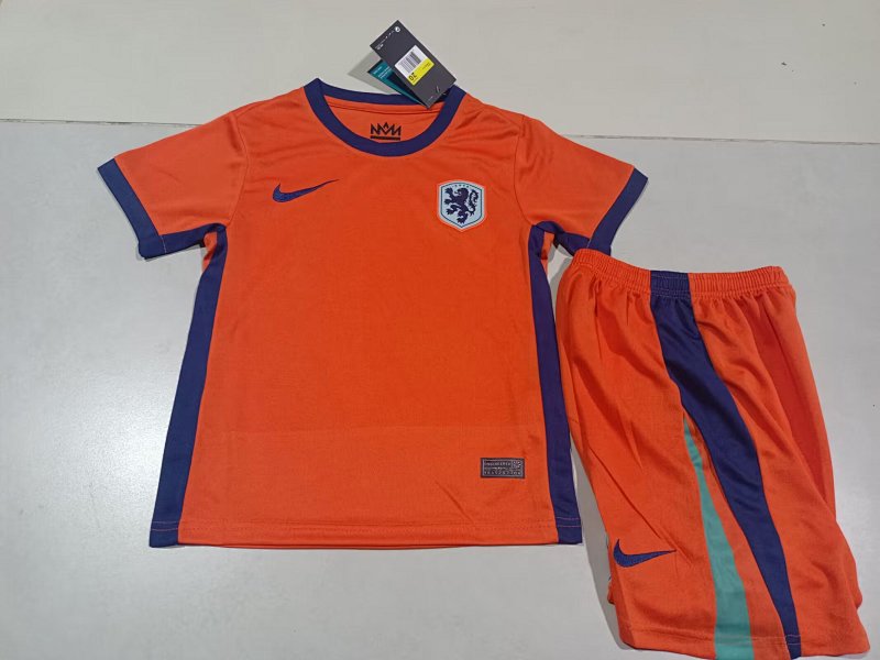 2024 Netherlands Home Kids Jerseys