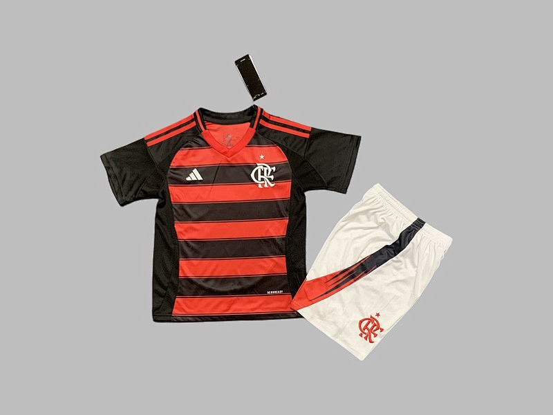 25-26 Flamengo Home Kids Jerseys