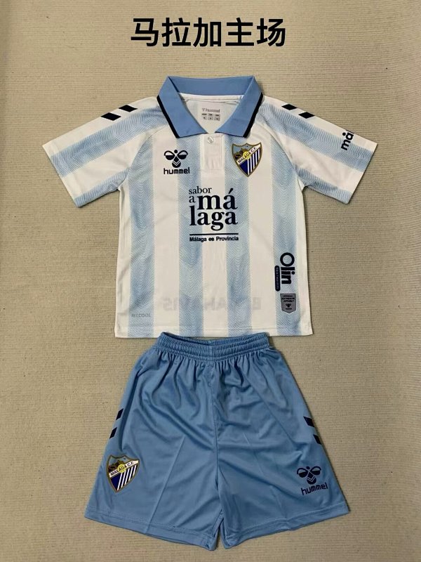 23-24 Malaga Home Kids Jerseys