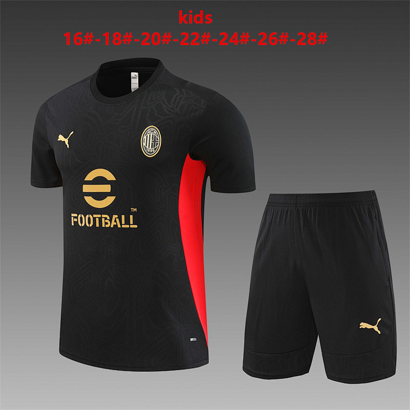 24-25 AC Milan Kids Training Jerseys