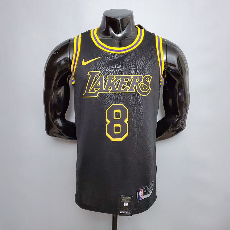 New Bryant #8 Lakers black NBA jersey Size XS-XXL