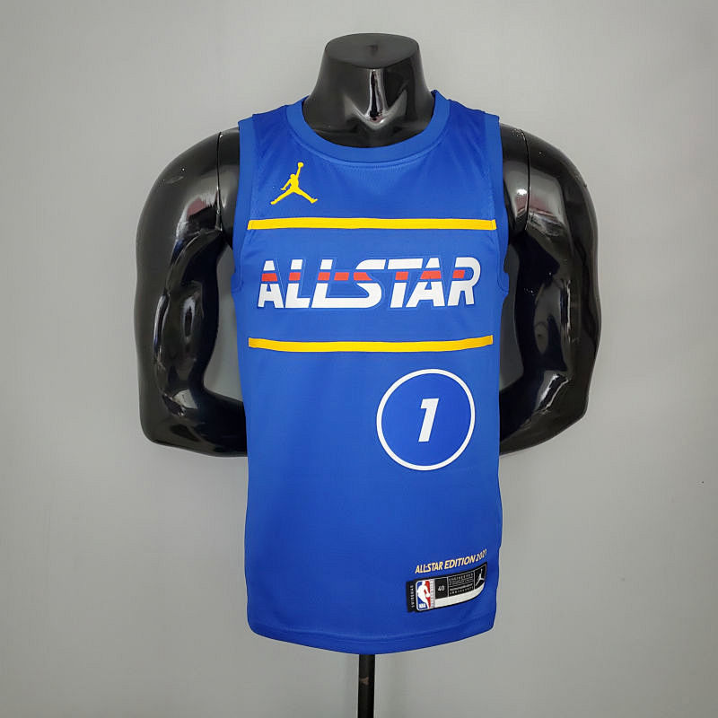 2021 WILLIAMSON#1 All-Star Blue NBA Jersey S-XXL