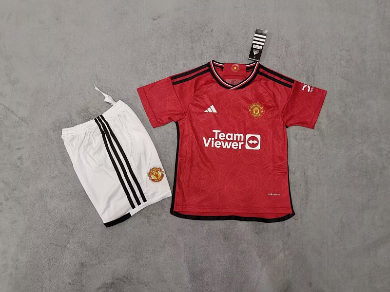 23-24 M-anchester U-nited Home Kids Jerseys
