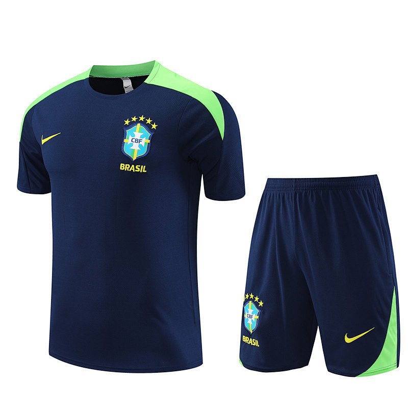 2024 Brazil Adults And Kids Training Jerseys