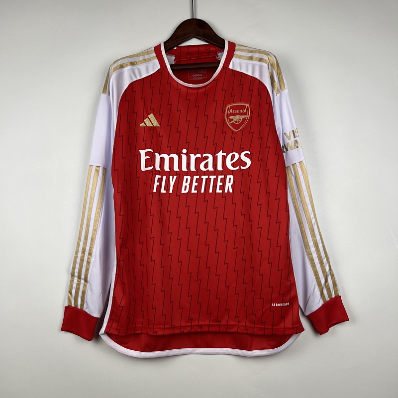 23-24 Arsenal Home Long Sleeve Jerseys